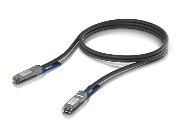 Ubiquiti UACC-DAC-QSFP28-1m 1 m QSFP28 QSFP28 - Ricetrasmittente - Filo di rame