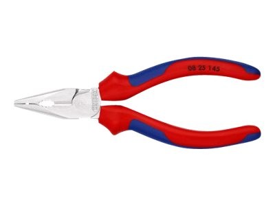 KNIPEX 08 25 145 - Pinze a becco lungo - Acciaio - Plastica - Blu - Rosso - 145 mm - 145 g
