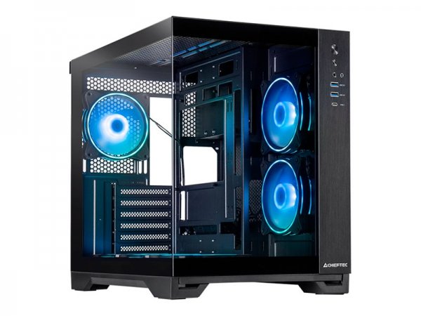 Chieftec Visio GM-30B-Tg-Op schwarz Tempered Glass x 2 - Torre - ATX