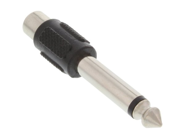 InLine Adattatore Audio - 6,3mm Jack maschio a RCA femmina - Mono - accoppiatore