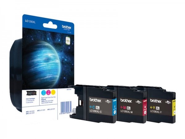 Brother cartridge LC-1280XL Rainbow 1XLC-1280XL c m y in - Original - Originale - Cartuccia di inchi