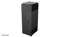 Akasa Turing A50 MKII - Fattore di forma ultra piccolo (USFF) - PC - Nero - Alluminio - Casa/ufficio