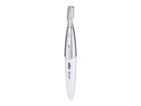 Braun Silk-épil Bikini Styler FG 1100 - 2 testina/e - Bianco - Wireless - Mini Stilo AAA - Alcalino