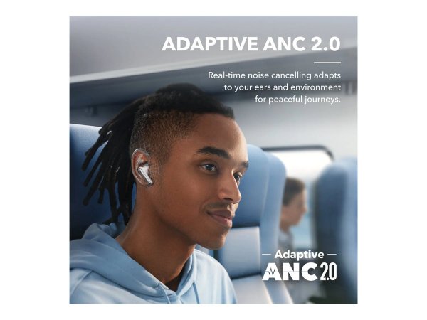 Anker Innovations Earbuds Liberty 4 Nc - White - Microfono - 40 KHz