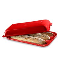 Emile Henry EH345506 0 - Teglia per plumcake - Rettangolare - 3,7 L - -20 °C - 270 °C - Rosso