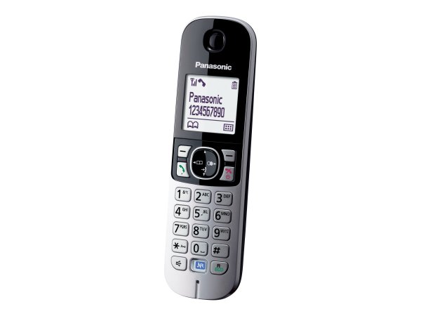 Panasonic KX-TG6811GB - Telefono DECT - 120 voci - Identificatore di chiamata - Nero