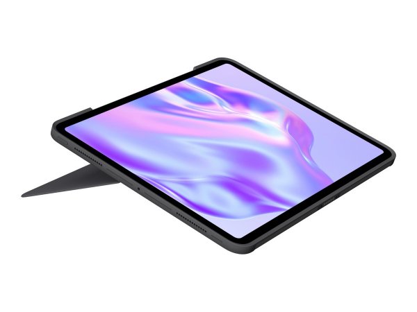 Logitech Combo Touch - Tastatur und Foliohülle - mit Trackpad - hinterleuchtet -...