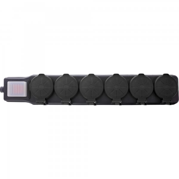 InLine Presa di corrente per esterni - contatto di protezione a 6 vie - IP44 - 10m