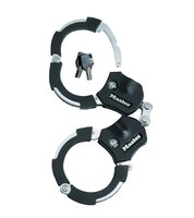 MasterLock Street Cuff Slot - Anello di blocco - Nero - Argento - Acciaio - Chiave - 360 mm - 7,6 mm