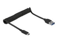 Delock USB 3.1 Gen 2 Spiralkabel Typ A Stecker zu C - Cavo - Digitale/dati