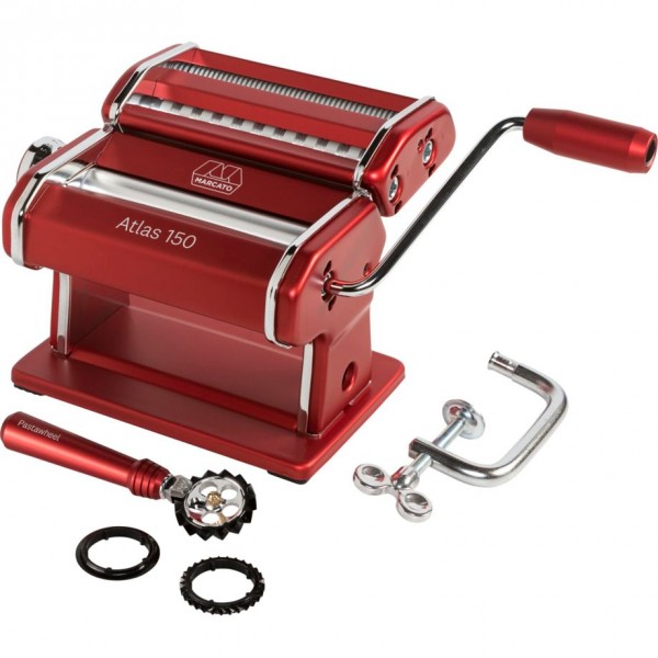 Marcato ATLAS 150 ROSSA+ PASTA- WHEEL ROSSO (AT-150-RSO-PW)