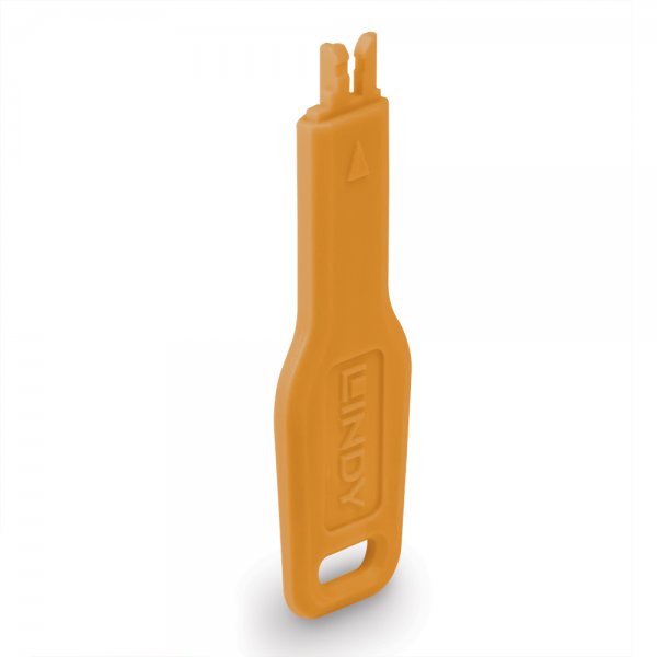 Lindy Schlüssel für RJ45 Port Schloss orange