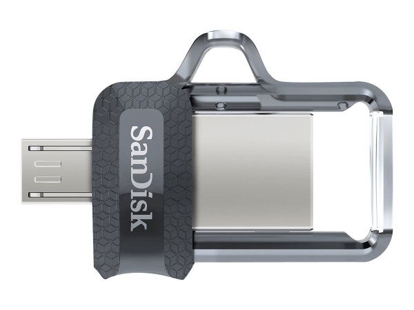 SanDisk Ultra Dual m3.0 - 256 GB - USB Type-A / Micro-USB - 3.2 Gen 1 (3.1 Gen 1) - Lamina di scorri