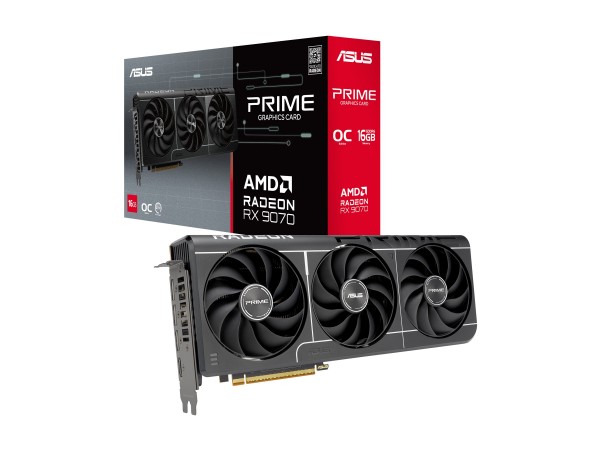 ASUS Prime Radeon Rx 9070 Evo OC Prime-Rx9070-O16G-Evo DDR6 - Scheda grafica - PCI-Express