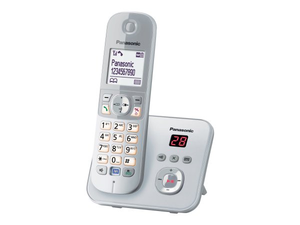 Panasonic KX-TG6821GS - Telefono DECT - 120 voci - Identificatore di chiamata - Argento