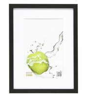 Deknudt S66KF2 P1 - Cornice per foto singola - MDF - Legno - Nero - 15 x 20 cm - Rettangolare - Land