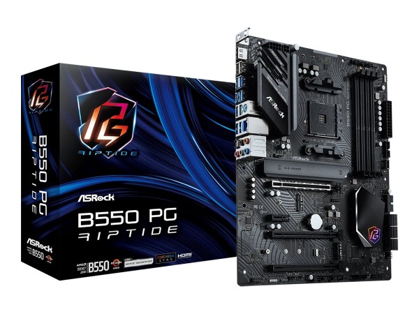 ASRock B550 Pg Riptide Atx Am4 Amd - Scheda madre - AMD socket AM4 (Ryzen)