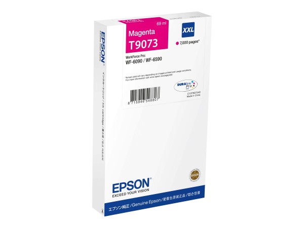 Epson T9073 Xxl Magenta Druckerpatrone C13T90734N - Originale - Cartuccia di inchiostro