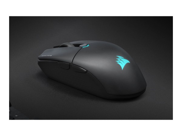 Corsair KATAR ELITE Wireless - Mano destra - Ottico - RF Wireless + Bluetooth + USB Type-A - 26000 D