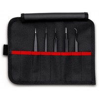 KNIPEX 92 00 01 ESD - Acciaio inossidabile - Nero - Piatto - Appuntita - Curvo - Dritto - 182 g - 5