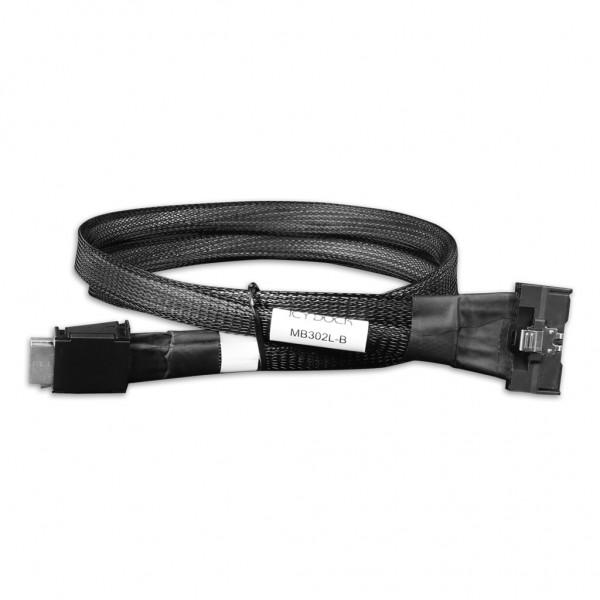 Icy Dock MB302L-B - MCIO 8i SFF-TA-1016 to 2 x OCulink - Cavo - 0,5 m