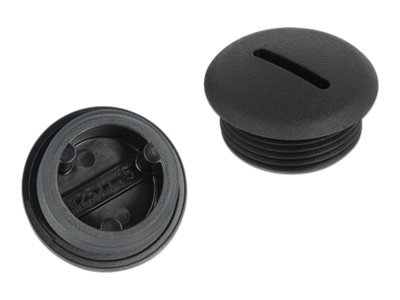 Delock Verschlussstopfen M25 x 1.5 schwarz 10 Stück