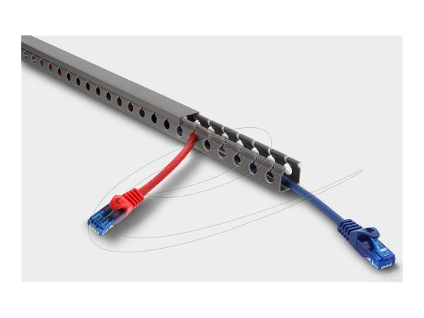 Delock Verdrahtungskanal 20 x 20 mm - Länge 1 m grau