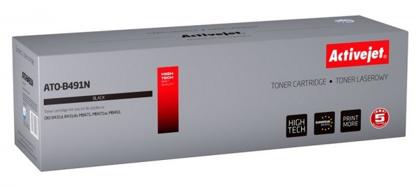 Activejet ATO-B491N Toner Replacement OKI 44917602 Supreme - Compatibile - Unità toner