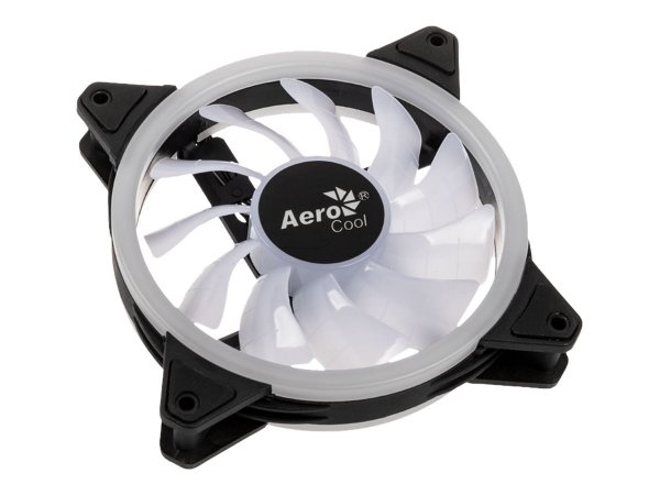 AEROCOOL ADVANCED TECHNOLOGIES Aerocool Duo 12 - Ventilatore - 12 cm - 1000 Giri/min - 19,7 dB - 33,