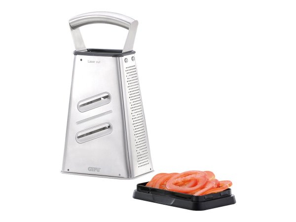 GEFU VITALES LASER CUT - Grattugia/Dispenser - Acciaio inossidabile - Plastica - Acciaio inossidabil
