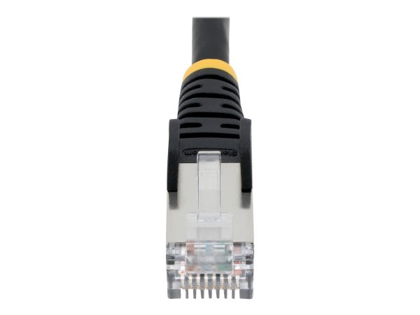 StarTech.com Cavo Ethernet CAT 6a - 7,5m - Nero - Cavo di rete LAN Low Smoke Zero Halogen (LSZH) - 1
