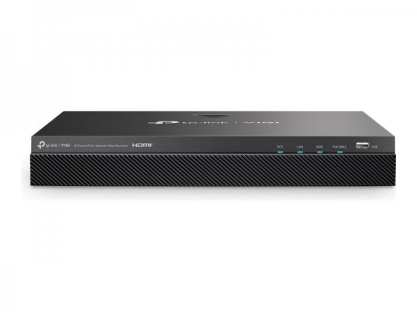 TP-LINK IPCam VIGI NVR2008H-8MP-2TB 8 Channel PoE+ - Rete di accessori