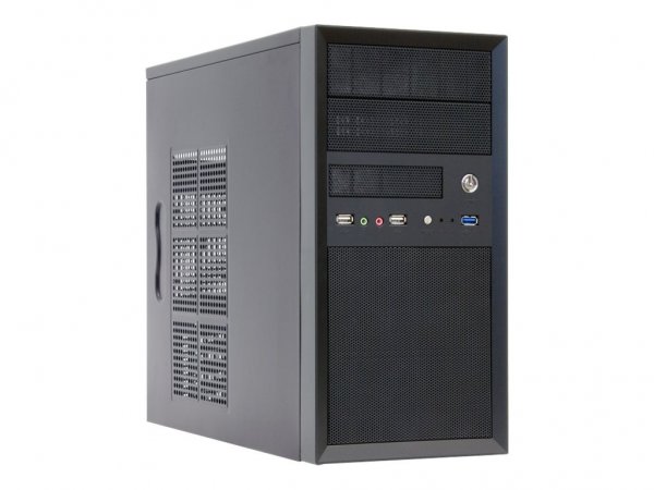 Chieftec CT-01B-350GPB - Mini Tower - PC - Nero - micro ATX - SECC - 14 cm