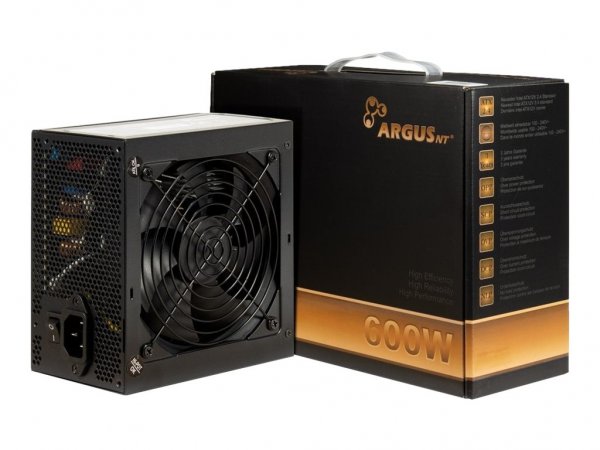 Inter-Tech Argus BPS-600 - 600 W - 100 - 240 V - 47 - 63 Hz - 8/4 A - 100 W - 520 W