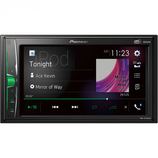 Pioneer DMH-A3300DAB - Nero - 2 DIN - 50 W - NTSC - PAL - PAL M - PAL N - SECAM - Android - iOS - AA
