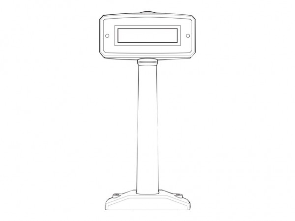 Zebra MP6000 ACCESSORY POLE DISPLAY