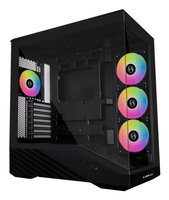 Lian Li Vector V100 PC-Gehäuse Midi-Tower ATX RGB Tempered Glass - schwarz - Midi/minitower - ATX