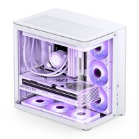 Jonsbo TK-2 2.0 Midi-Tower Tempered Glass - weiß - Midi/Minitower - Midi/minitower - ATX