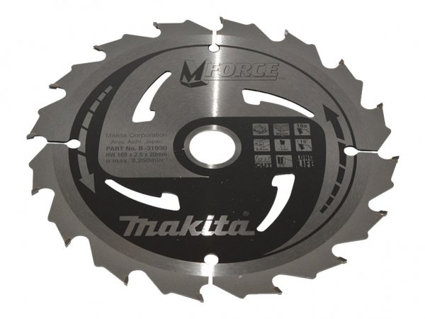 Makita B-31930 Kreissägeblatt 165 x 20 1.2 mm Zähneanzahl 16 1 St.