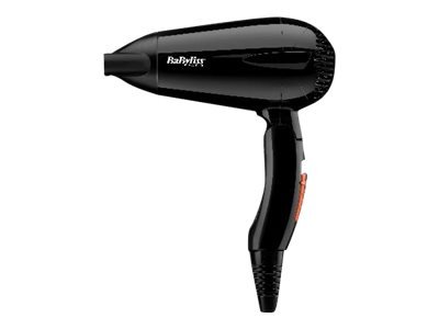 BaByliss Travel Dry 2000 - dC - 79 m³/h - Nero - Monocromatico - Plastica - 1,8 m