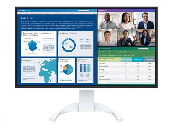 EIZO FlexScan EV2740X-WT - 68,6 cm (27") - 3840 x 2160 Pixel - 4K Ultra HD - LCD - 5 ms - Bianco