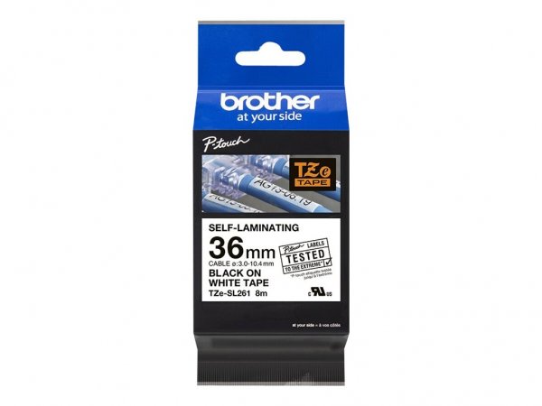 Brother TZE-SL261 - Nero su bianco - TZe - Bianco - Cina - 5 anno/i - Brother