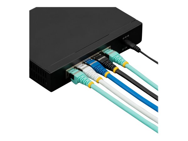 StarTech.com LSZH CAT6a Ethernet Cable - Aqua - Cavo - Rete