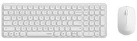 Rapoo Volle Groesse 100% - Kabellos - RF Wireless+ Bluetooth - Weiß - Maus - Tastatur - 2 - Tastiera