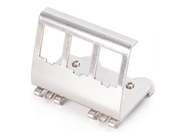 DIGITUS Hutschienenadapter für 3x Keystone Modul