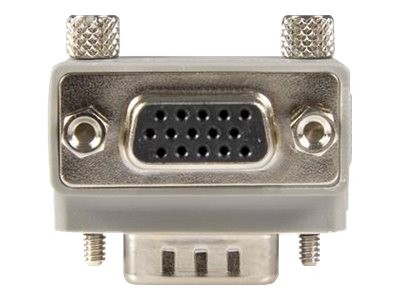 StarTech.com Right Angle VGA / VGA Cable Adapter Type 1 - M/F - DB15 - DB15 - Grigio