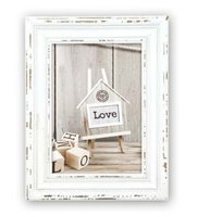 Zep Rivoli white - Cornice per foto singola - Legno - Bianco - Tavolo - Parete - 15 x 20 cm - Rettan