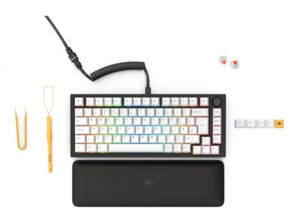 Glorious PC Gaming Race GMMK Pro - Prebuilt Edition - Tastatur - mit Drehgeber - Hintergrundbeleucht