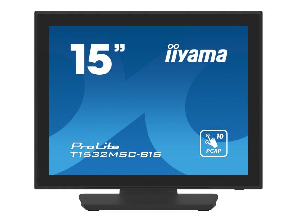 Iiyama ProLite T1532MSC-B1S - 38,1 cm (15") - 1024 x 768 Pixel - XGA - LCD - 8 ms - Nero