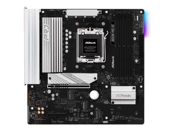 ASRock B850M Pro Rs/Amd B850//SATA3/M.2/USB3.1/PCIe5.0/Am5/mATX - Scheda madre - AMD Sockel AM5 (Ryz